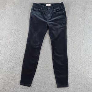 Vineyard Vines Womens Navy Blue Corduroy Skinny Pants High Rise 2P0688 Size 4